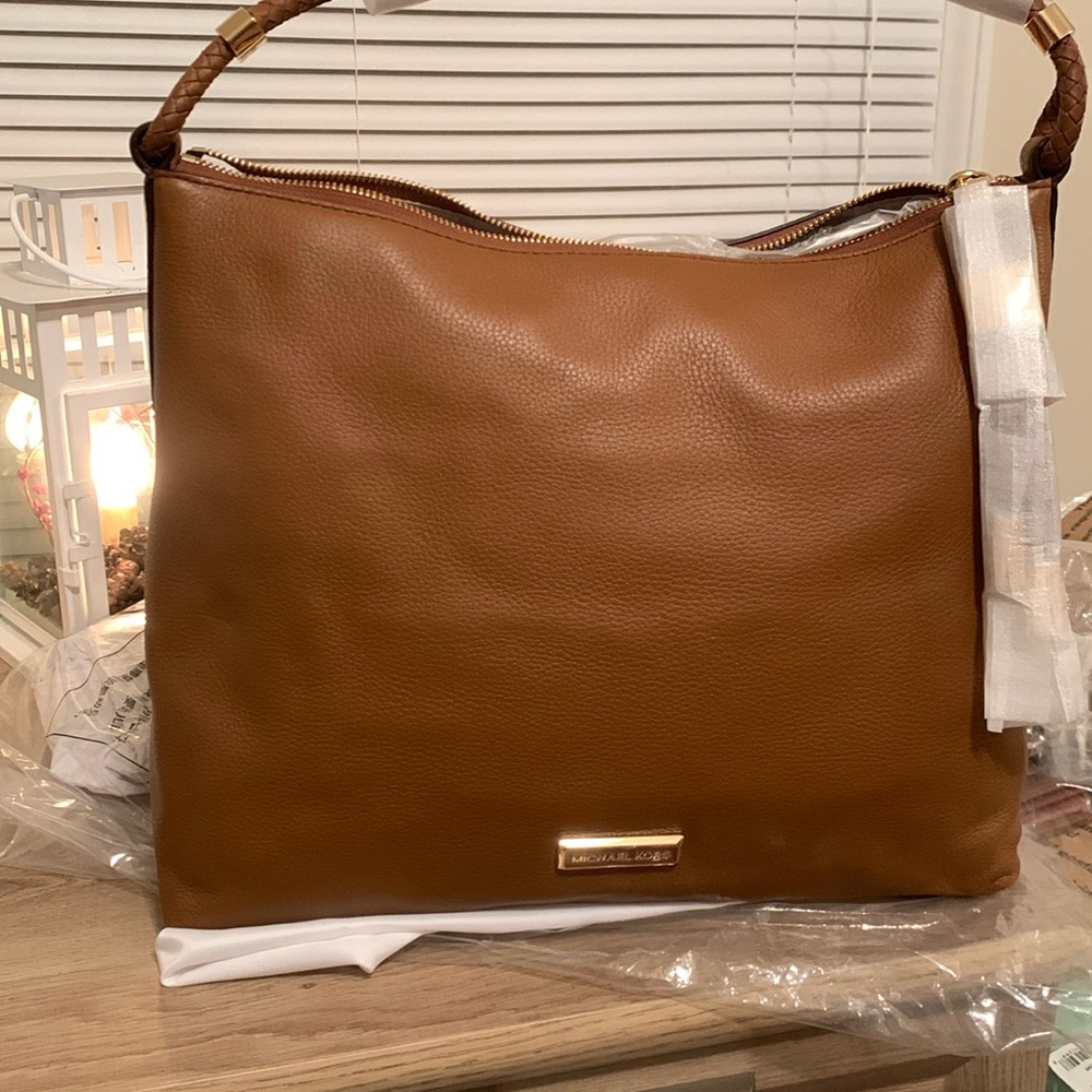 Michael Kors LG Lexington Shoulder Bag in Luggage - NWT